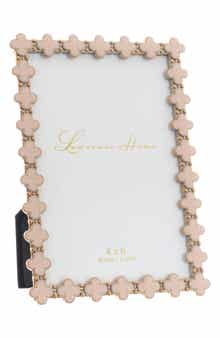 Lawrence Frames Pink Enamel Clover Picture Frame