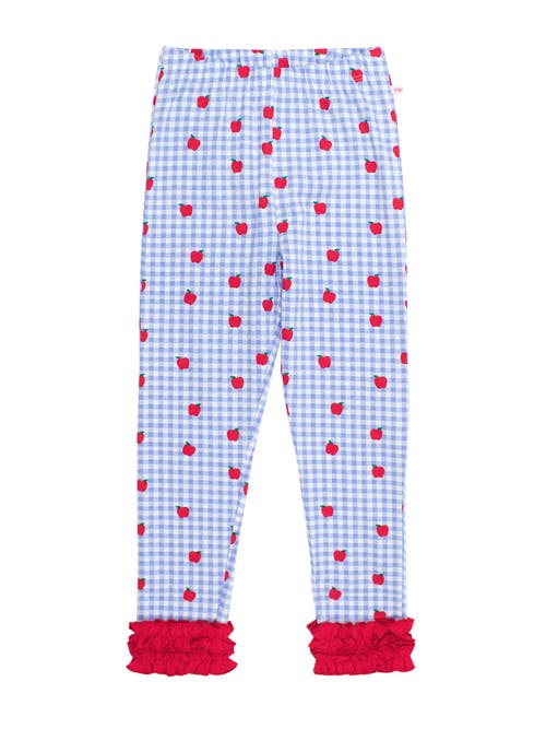 Rufflebutts Girls Ruffle Leggings In Blue