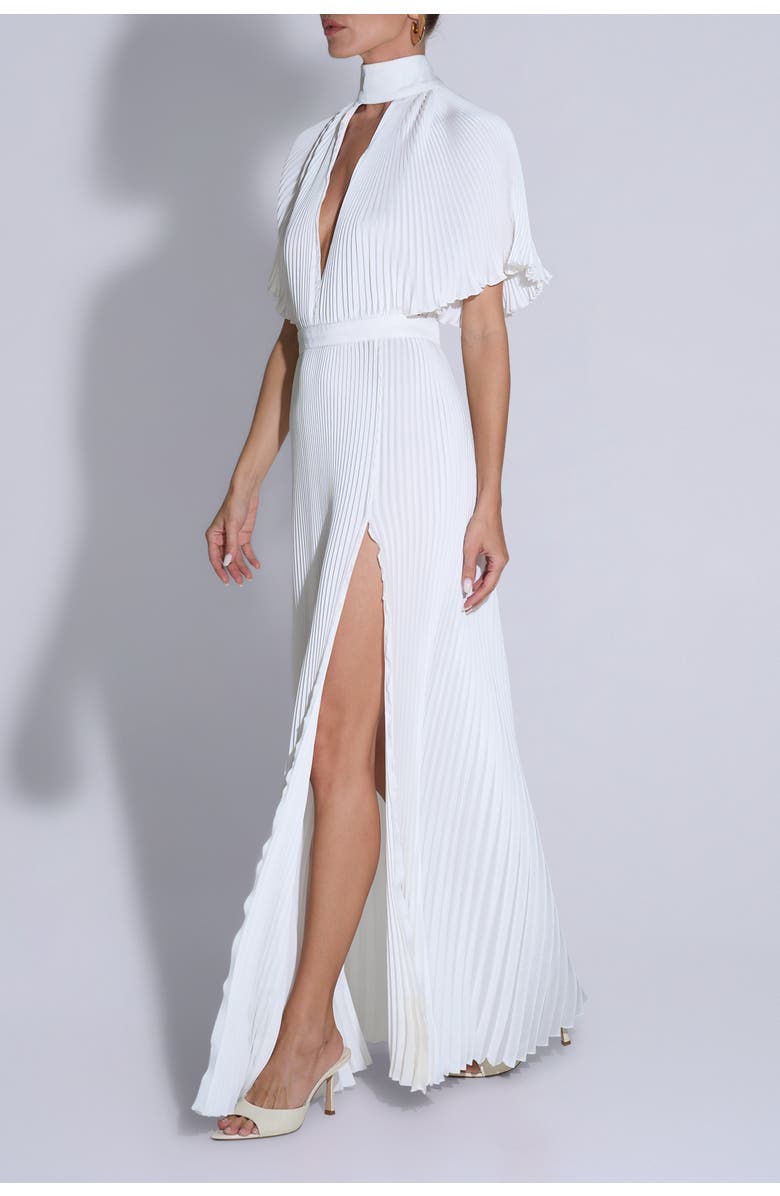 L'IDÉE WOMAN Anais Split Gown, Alternate, color, Ivory