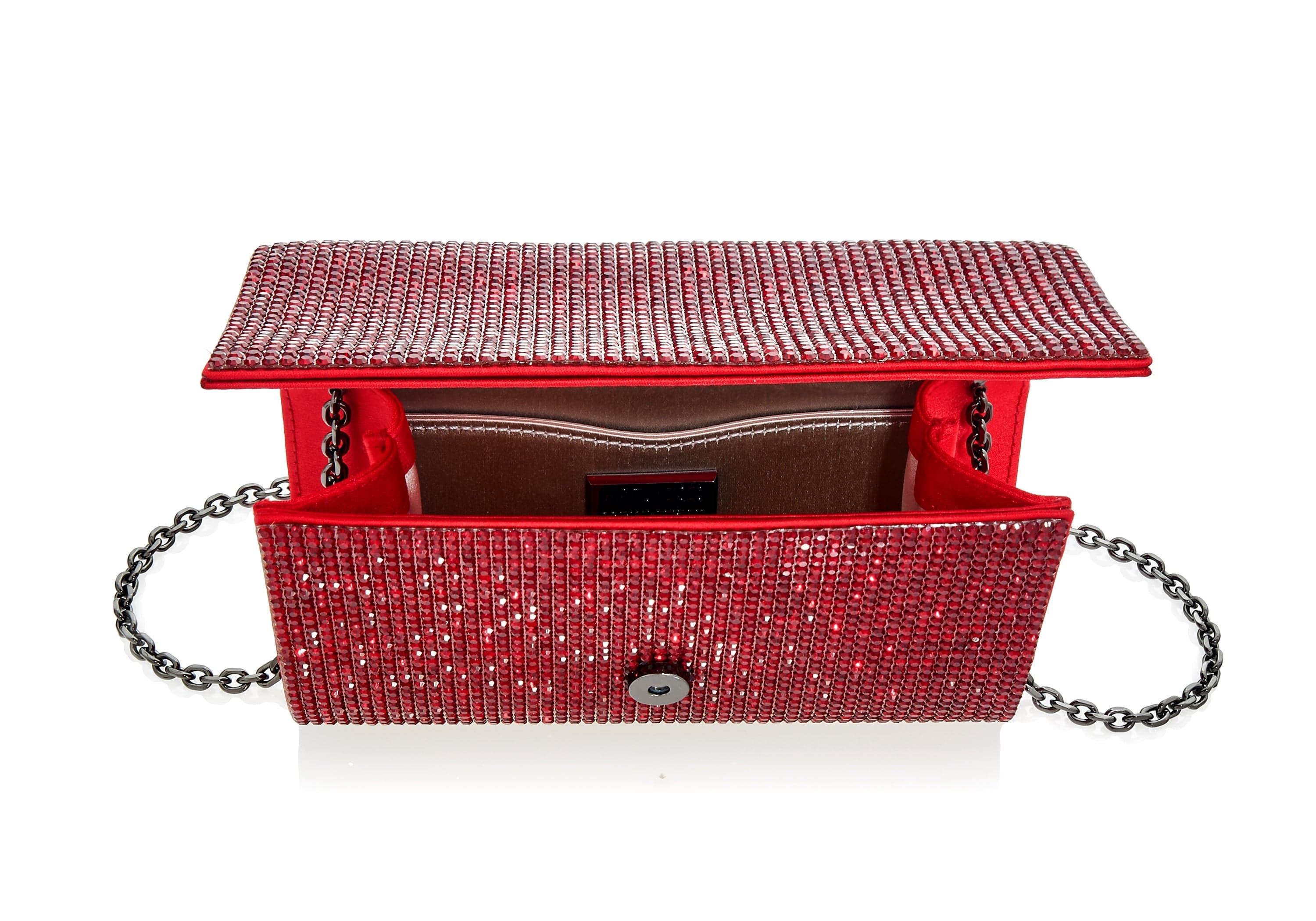 Fizzy Beaded Clutch, Alternate, color, EBONIZED SIAM RED