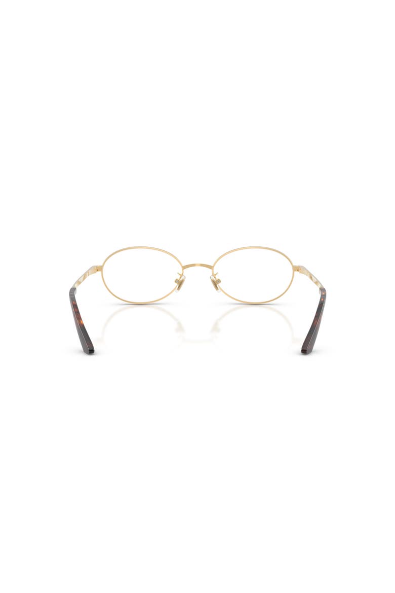 53mm Oval optical glasses, Alternate, color, Gold