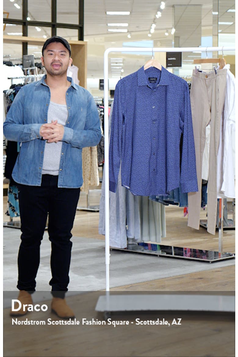 James OoohCotton® Floral Button-Up Shirt video