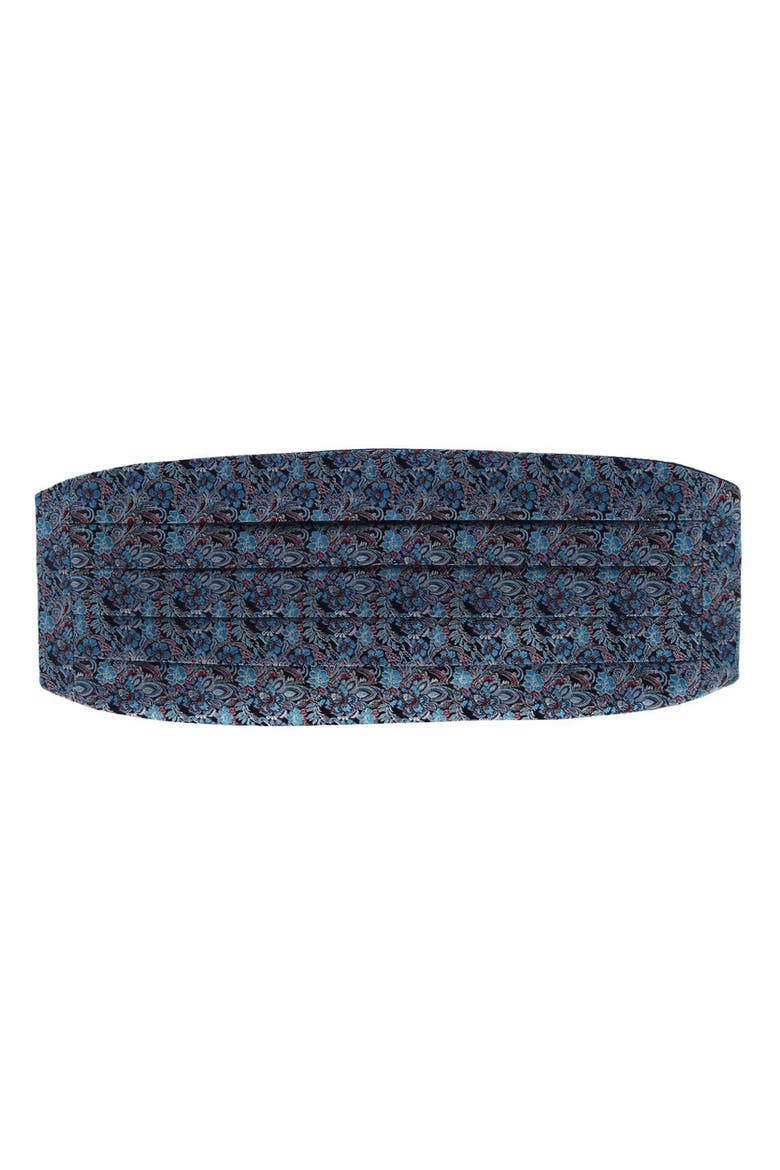 Enzo Exploded Floral Silk Cummerbund & Bow Tie Bundle, Alternate, color, Multiple