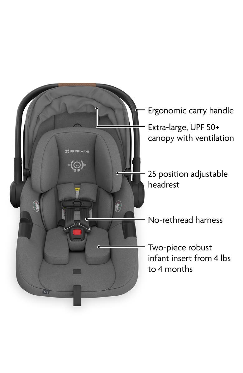 UPPAbaby Vista V3 Stroller & Aria V2 Infant Car Seat Travel System, Alternate, color, Greyson