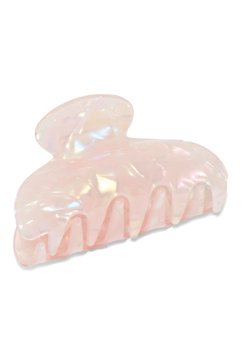 Pearlized Claw Clip, Main, color, PINK
