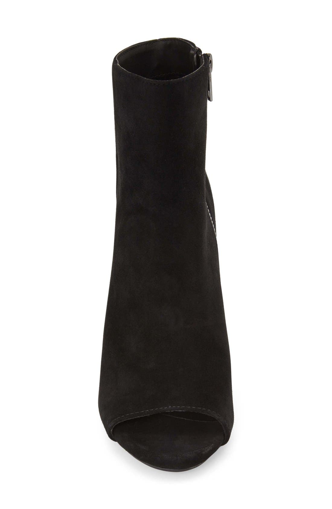 Steve Madden 'Mannzo' Open Toe Bootie, Alternate, color, 