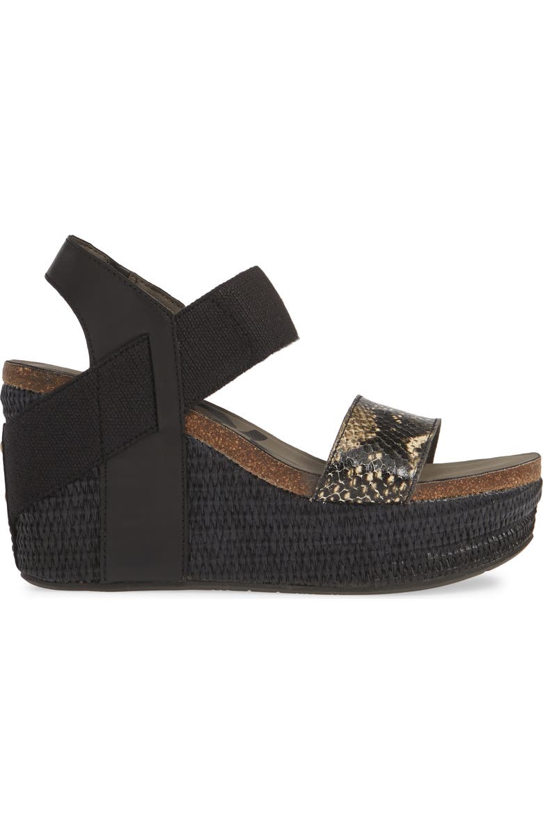 OTBT 'Bushnell' Wedge Sandal, Alternate, color,