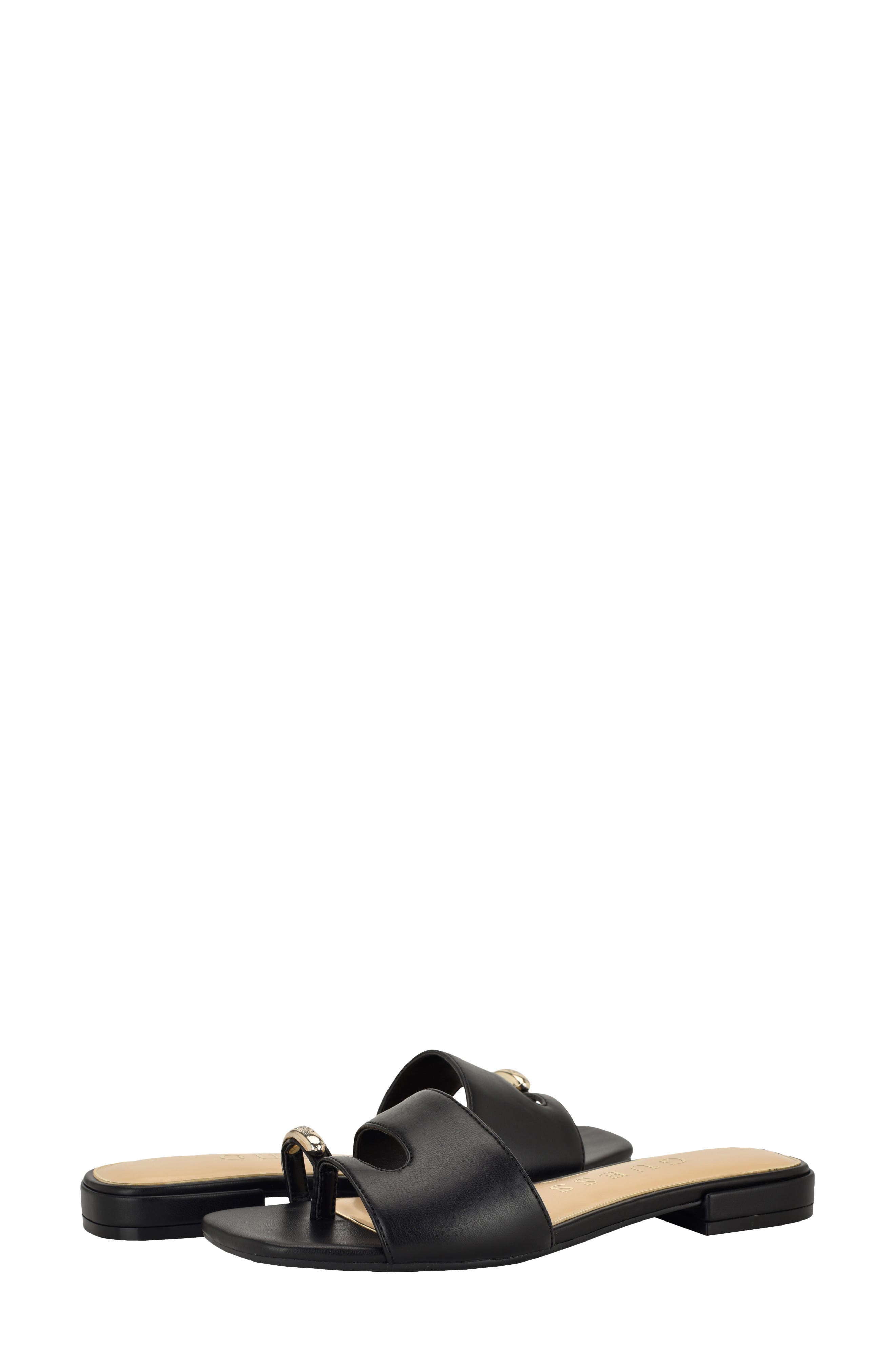 GUESS Tablita Slide Sandal, Alternate, color, 