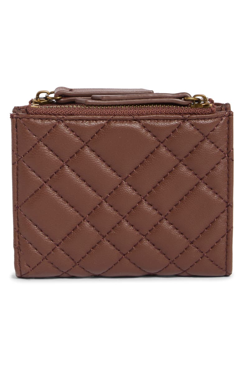 Brixton Leather Mini Purse, Alternate, color, WINE