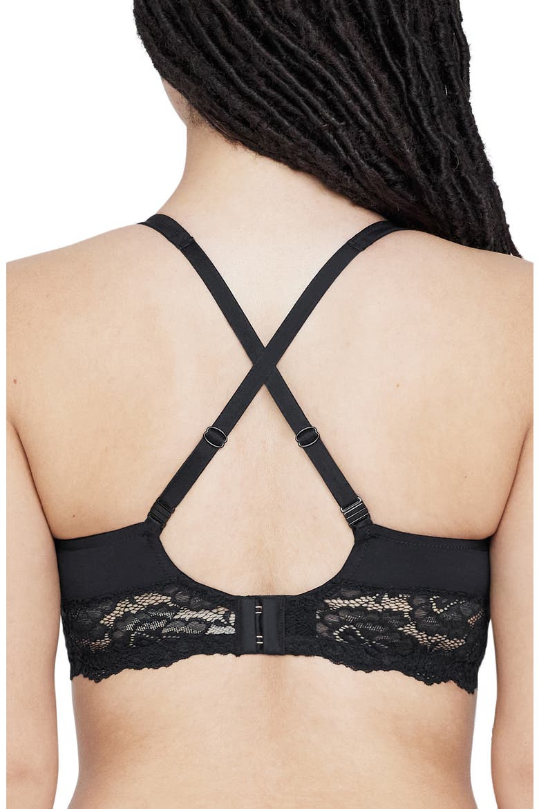 Goddess Underwire Convertible Bra, Alternate, color, BLACK