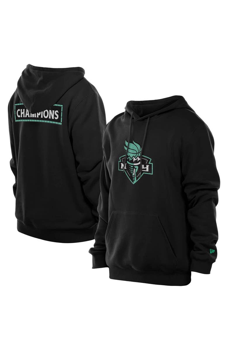 New Era Men's New Era Black New York Liberty Champions Premium Pullover Hoodie, Main, color, Black