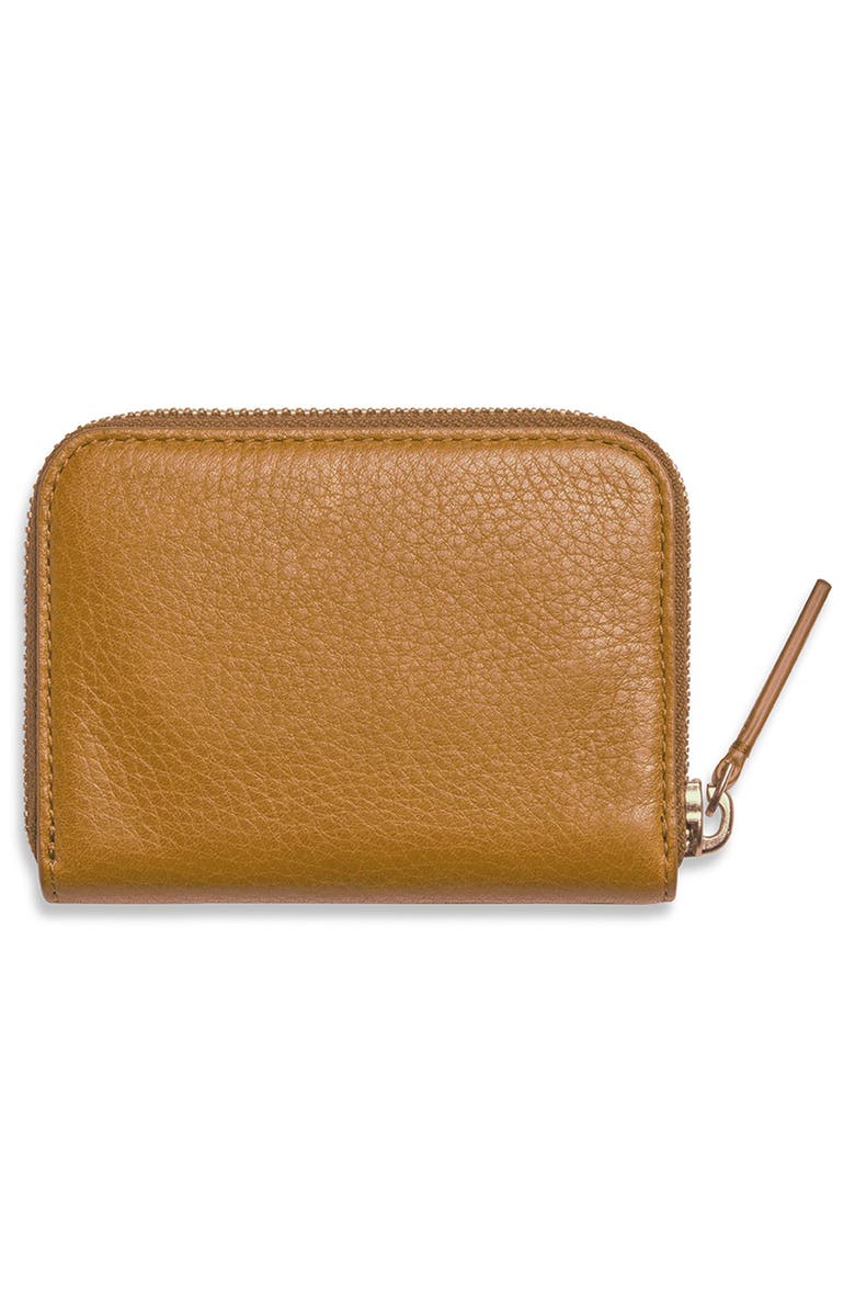 Shinola Small Zip Wallet, Alternate, color, Honey