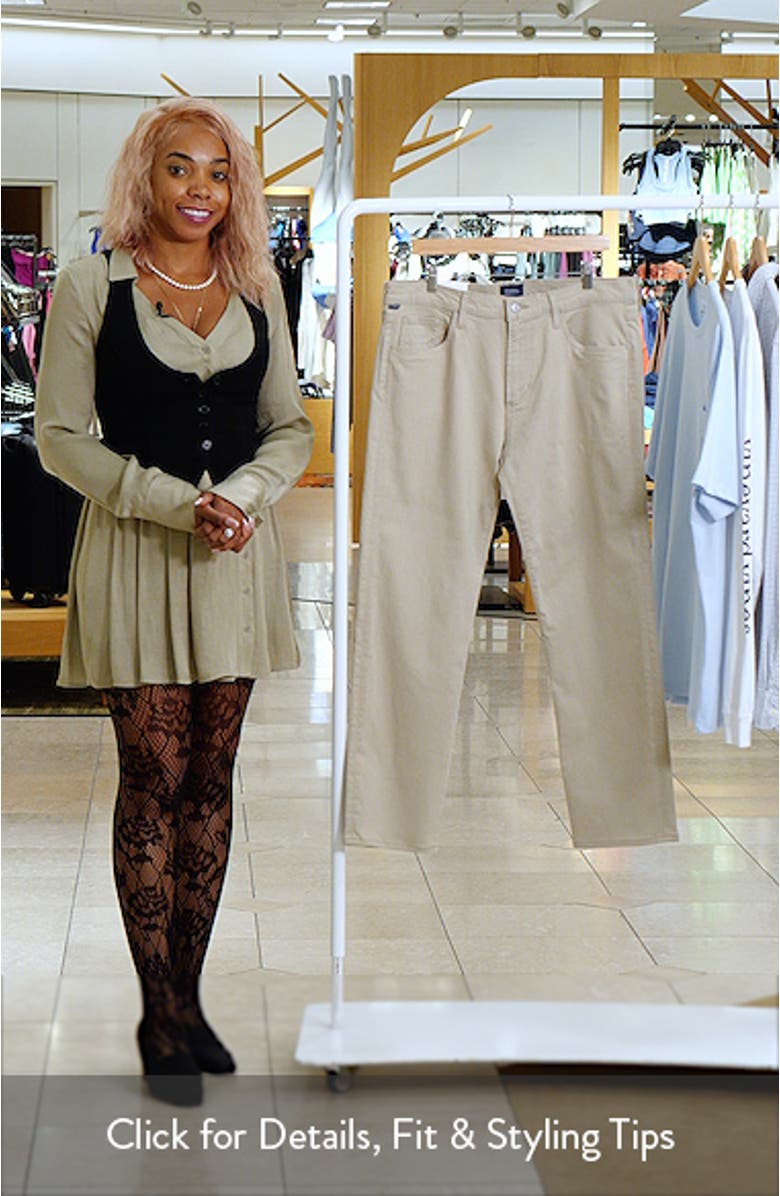 Elijah Relaxed Straight Leg Twill Pants, sales video thumbnail