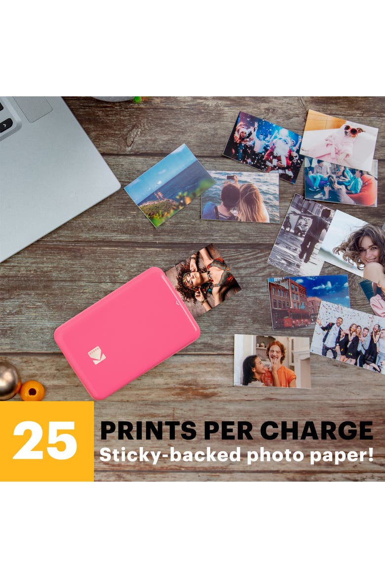 Step Printer Bundle + 75 Sheets, Alternate, color, Pink