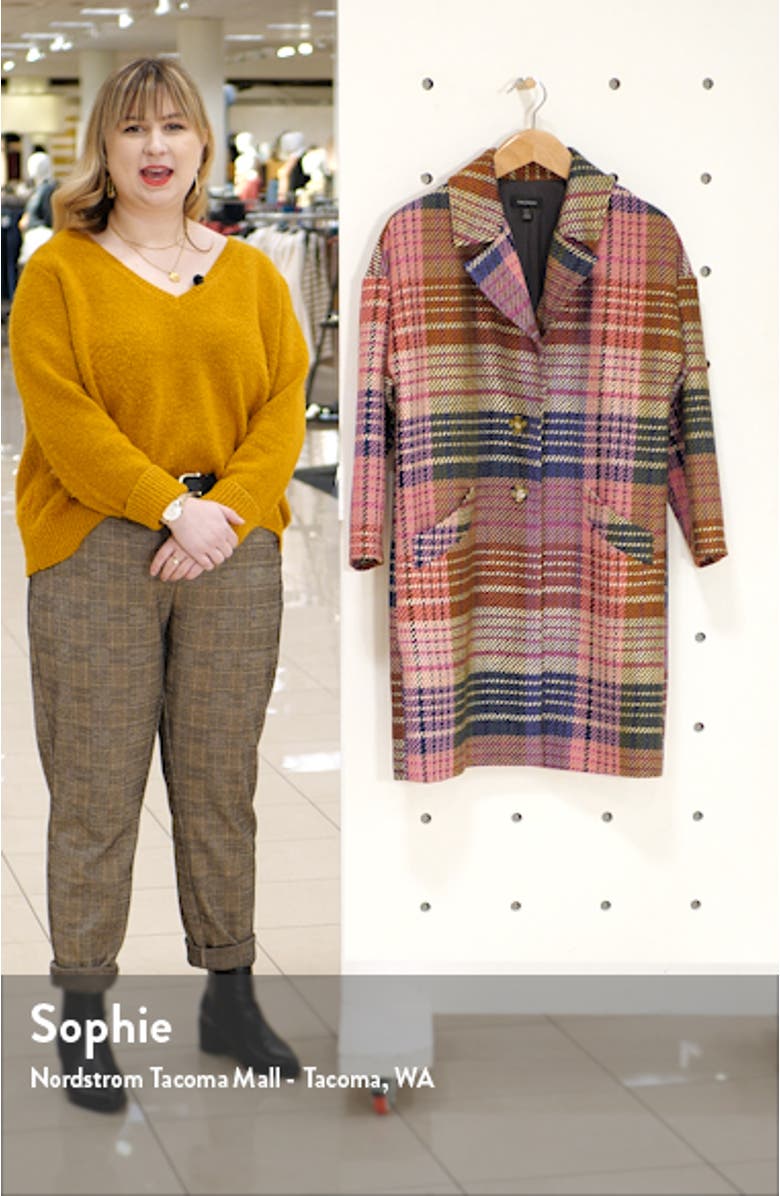 Plaid Tweed Coat, sales video thumbnail