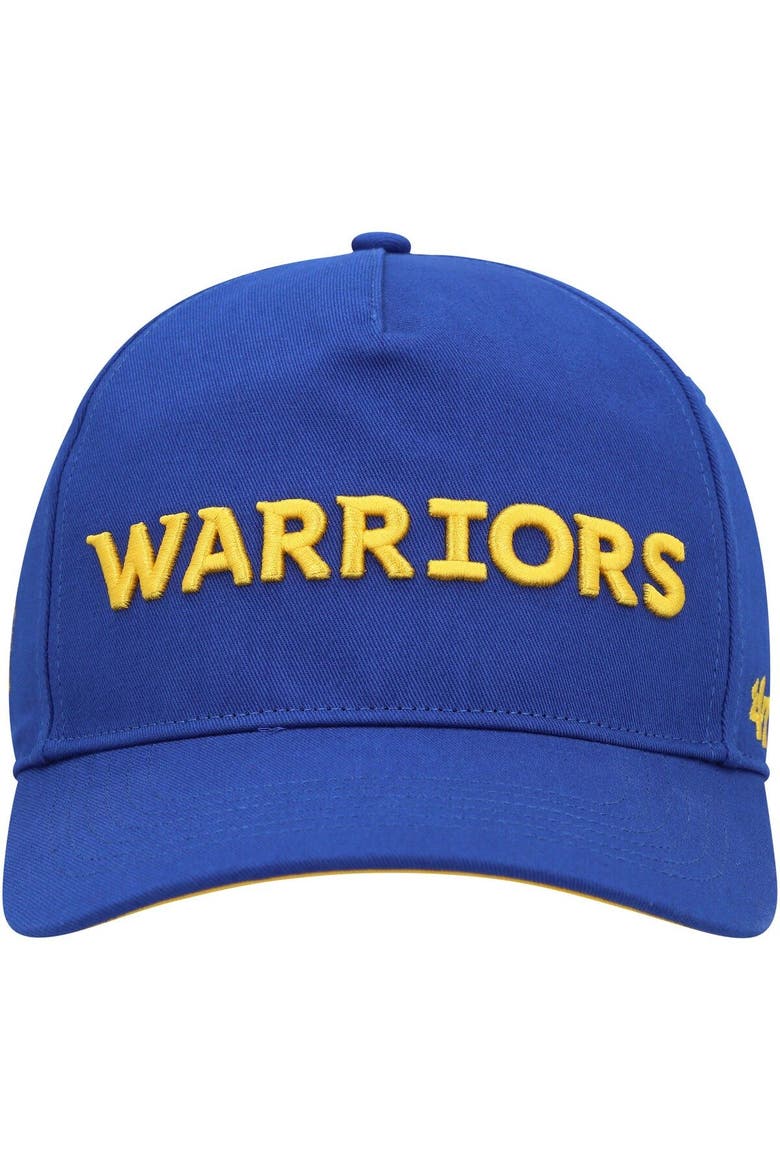 Men's '47 Royal Golden State Warriors Contra Hitch Snapback Hat, Alternate, color, Royal
