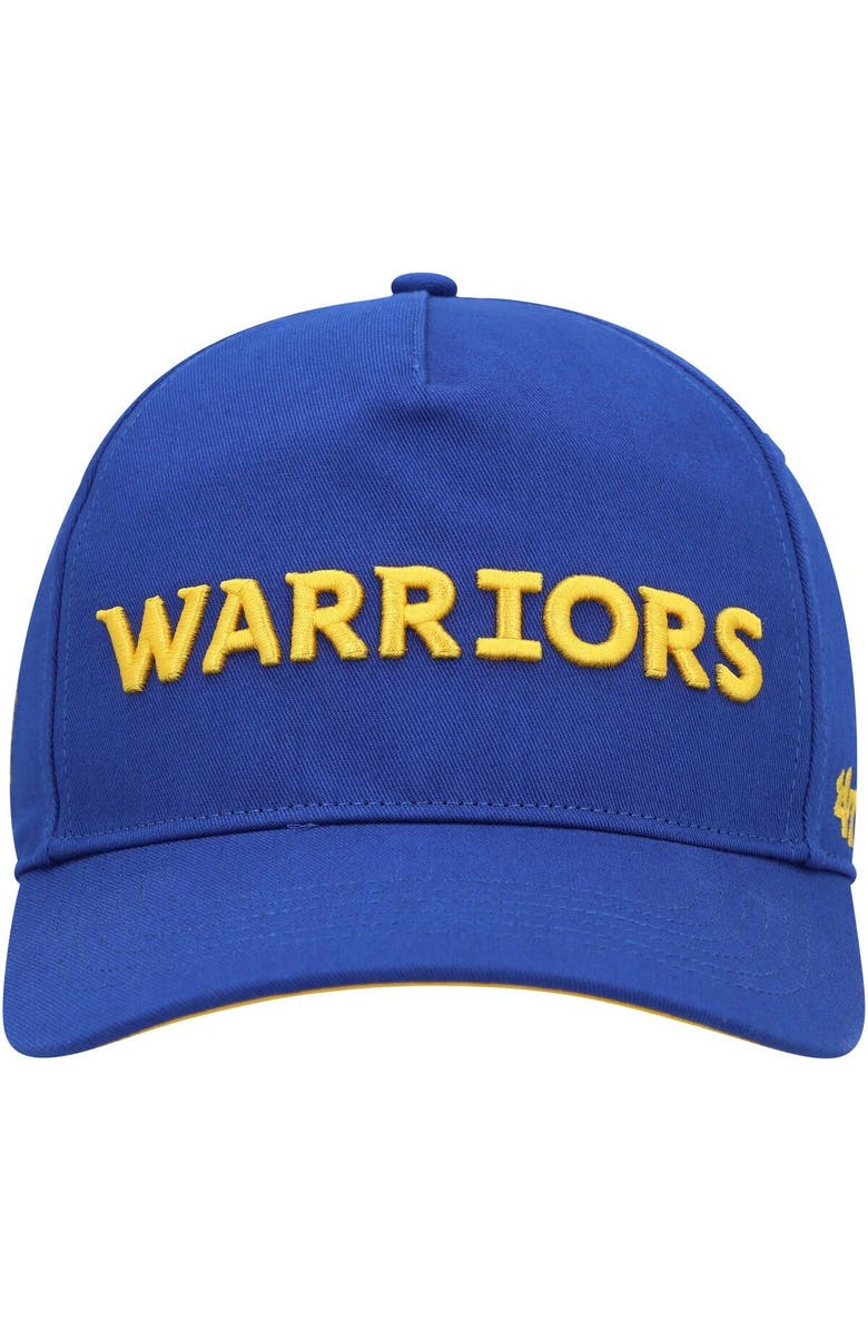 '47 Men's '47 Royal Golden State Warriors Contra Hitch Snapback Hat, Alternate, color,