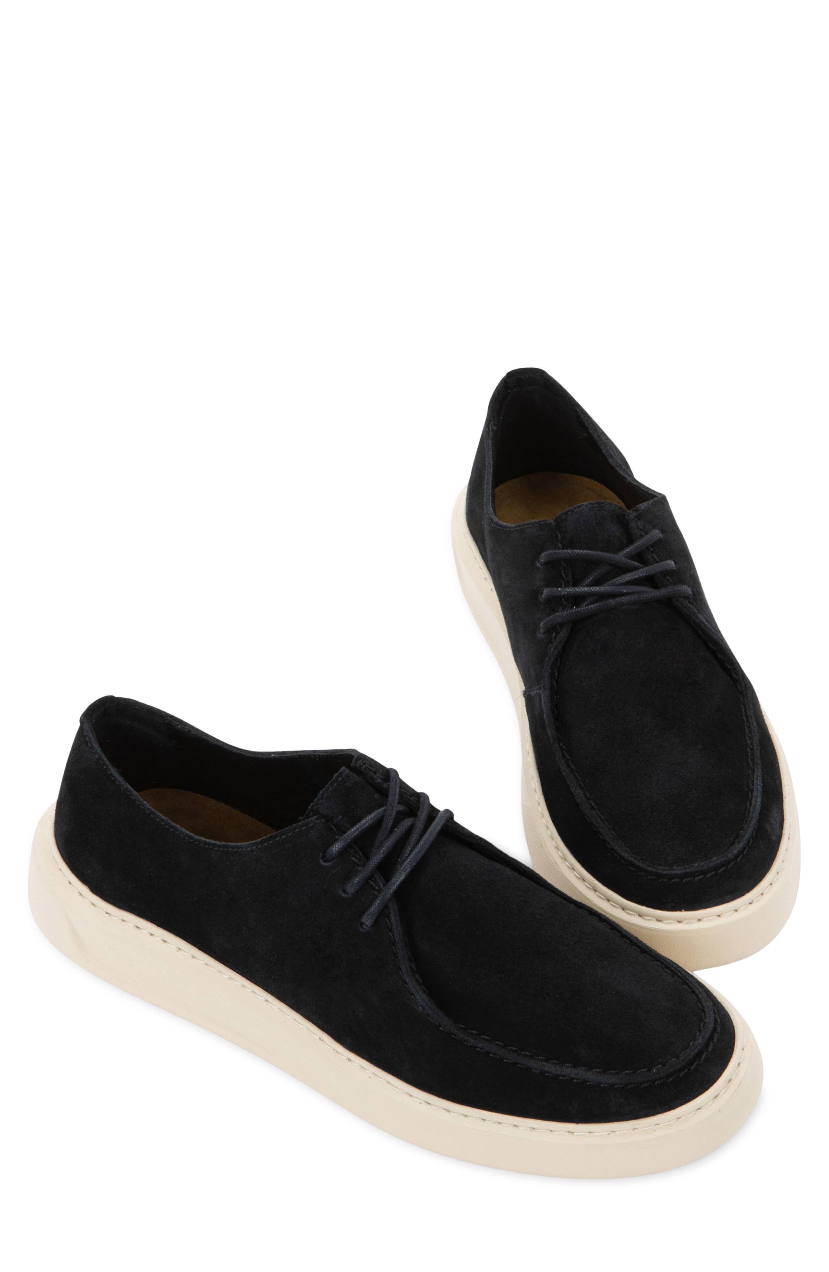 Champ Leather Sneaker, Alternate, color, BLACK SUEDE