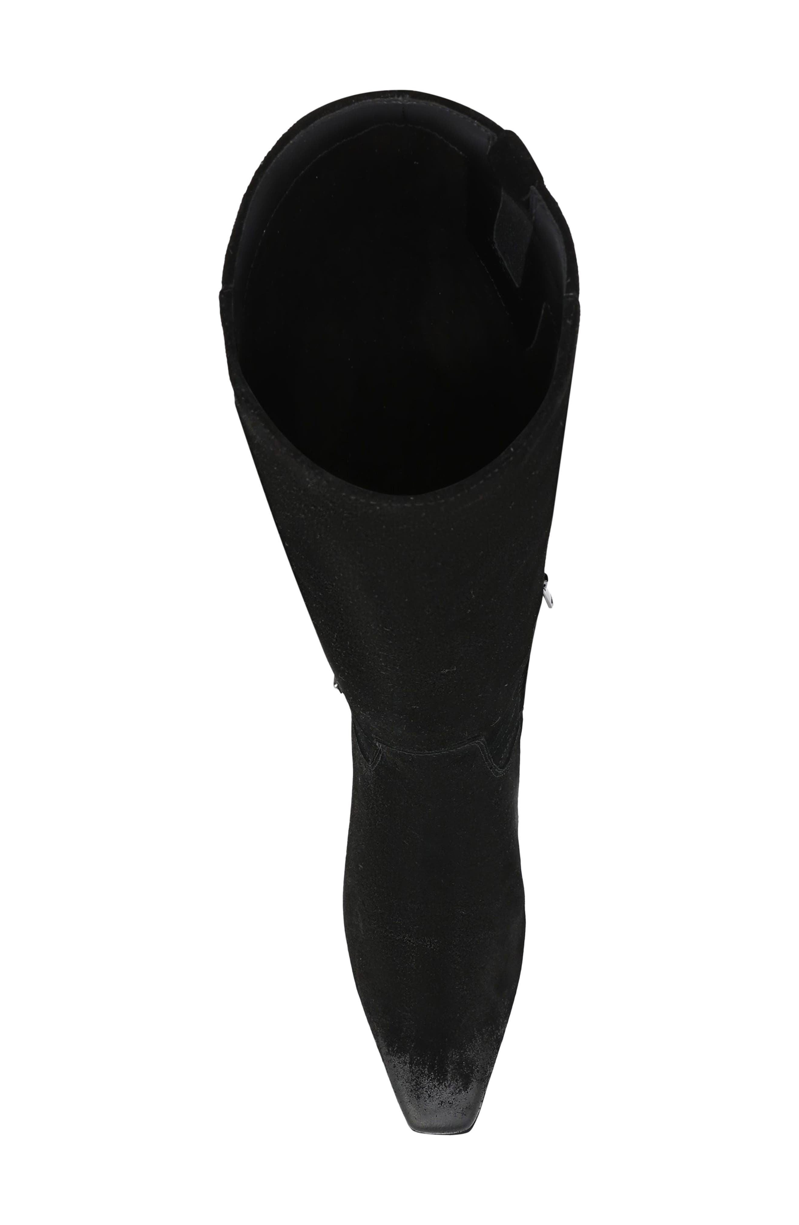 Haisley Knee High Boot, Alternate, color, BLACK SUEDE