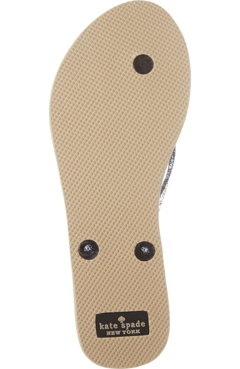 Kate Spade New York 'nassau' flip flop, Alternate, color,