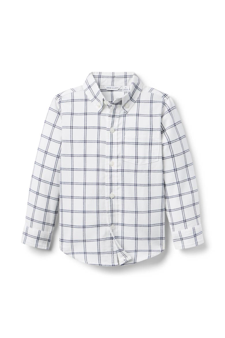 Classic Flannel Shirt, Main, color, Ivory