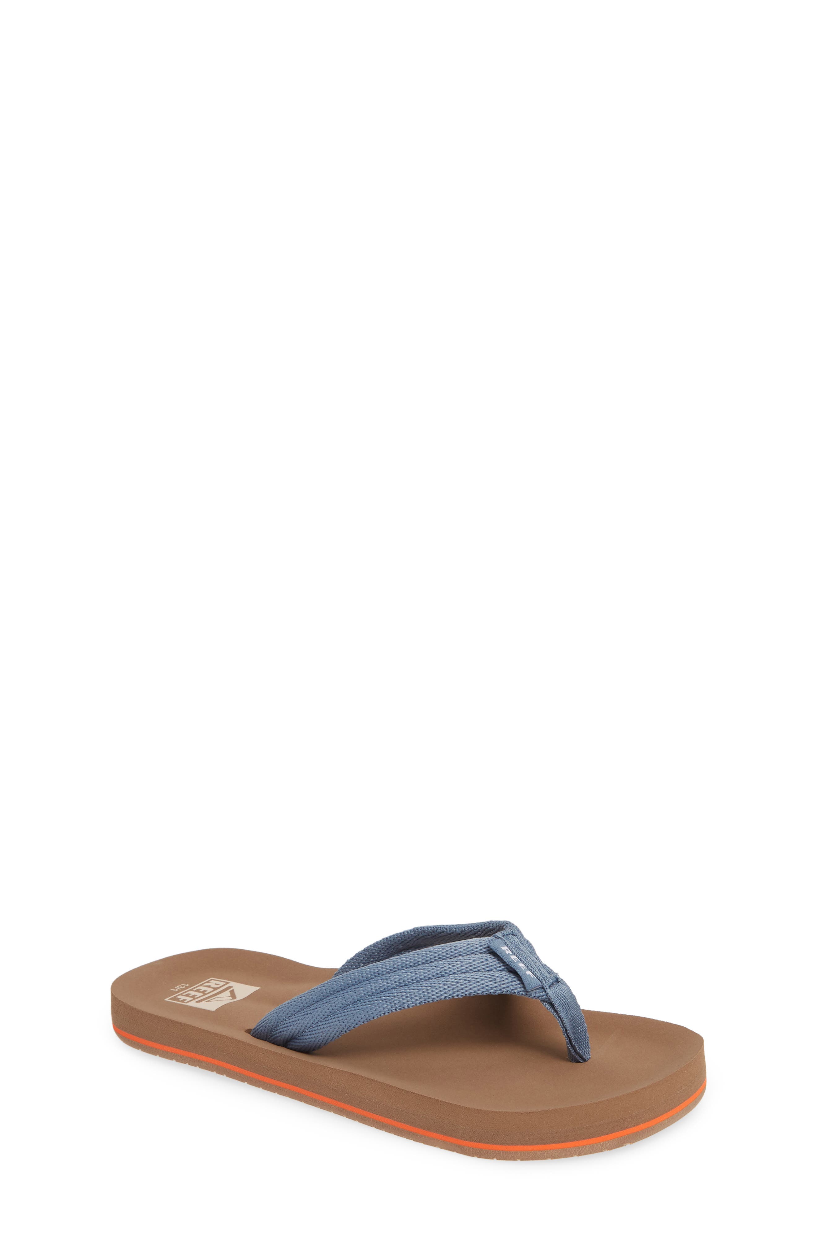 Ahi Beach Flip Flop, Main, color, TAN/ NAVY