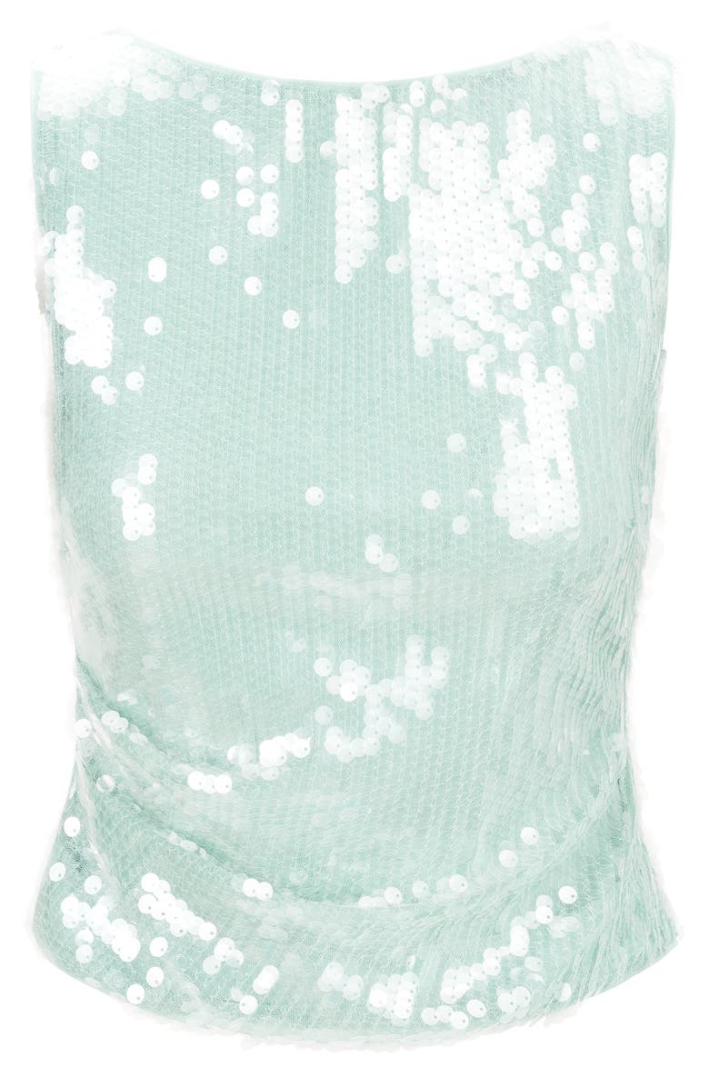 STAUD Eton Paillette Tank Top, Alternate, color, Mist