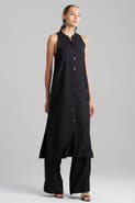 Natori COTTON SILK TWILL Sleeveless Tunic