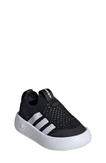 Adidas Originals Adidas Kids' Bubblecomfy Knit Sneaker In Black/white/black