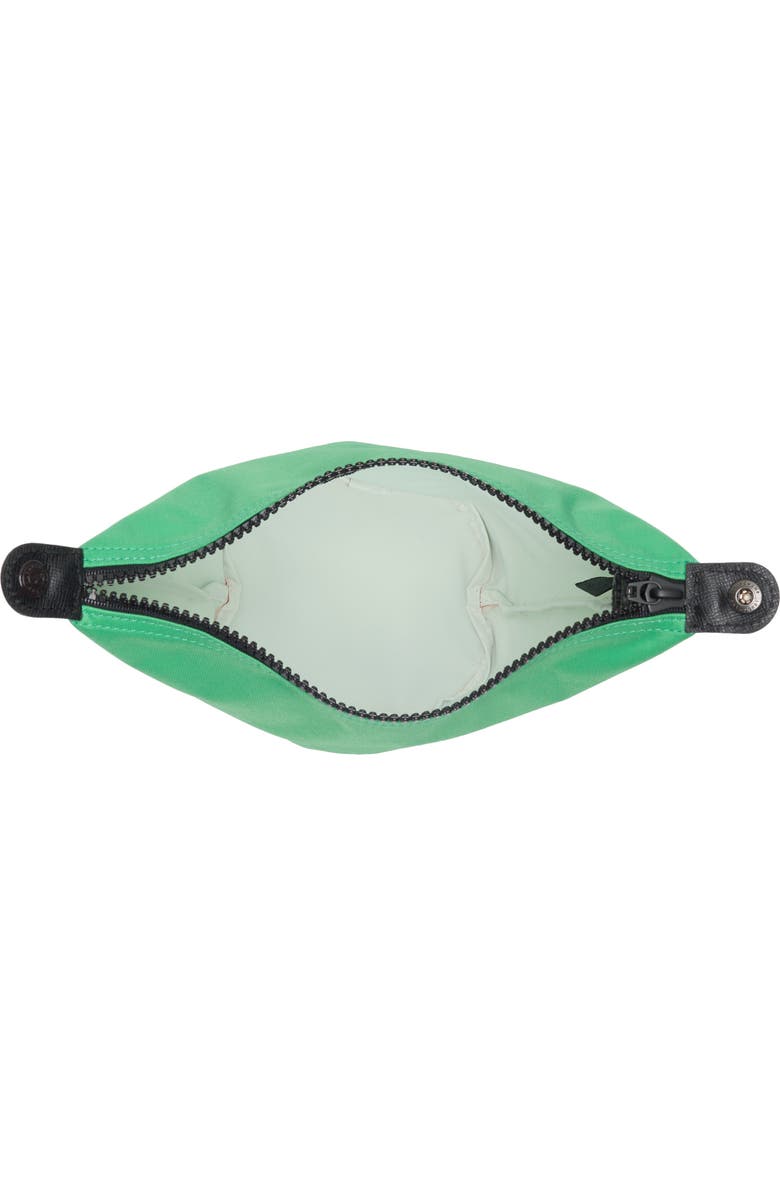 Longchamp Le Pliage Top Zip Pouch, Alternate, color, Green