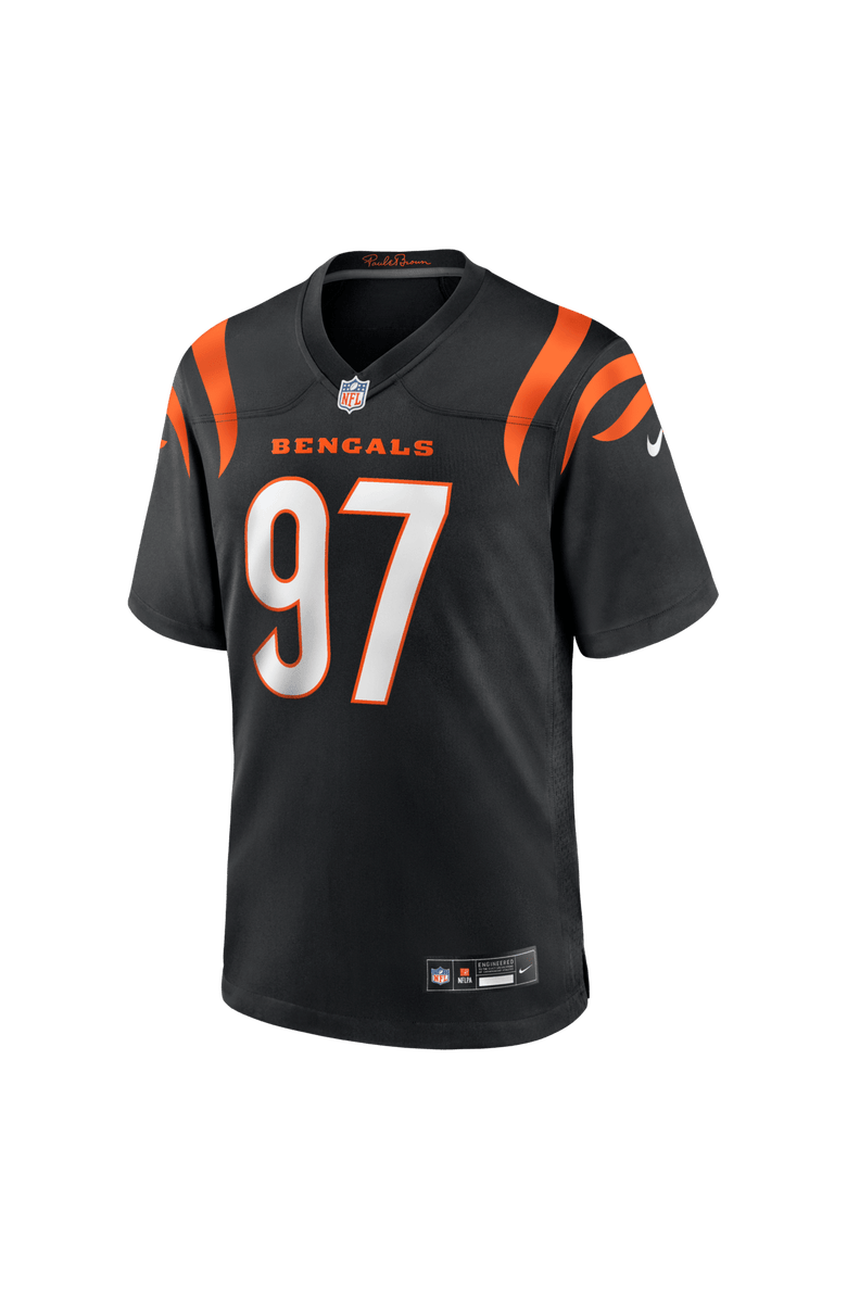 Nike Men's Nike Dexter Lawrence II Black Cincinnati Bengals Game Jersey, Alternate, color, Black