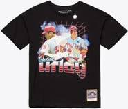 Mitchell & Ness Men's Mitchell & Ness Chase Utley Black Philadelphia Phillies Legendary Collage Player T-Shirt