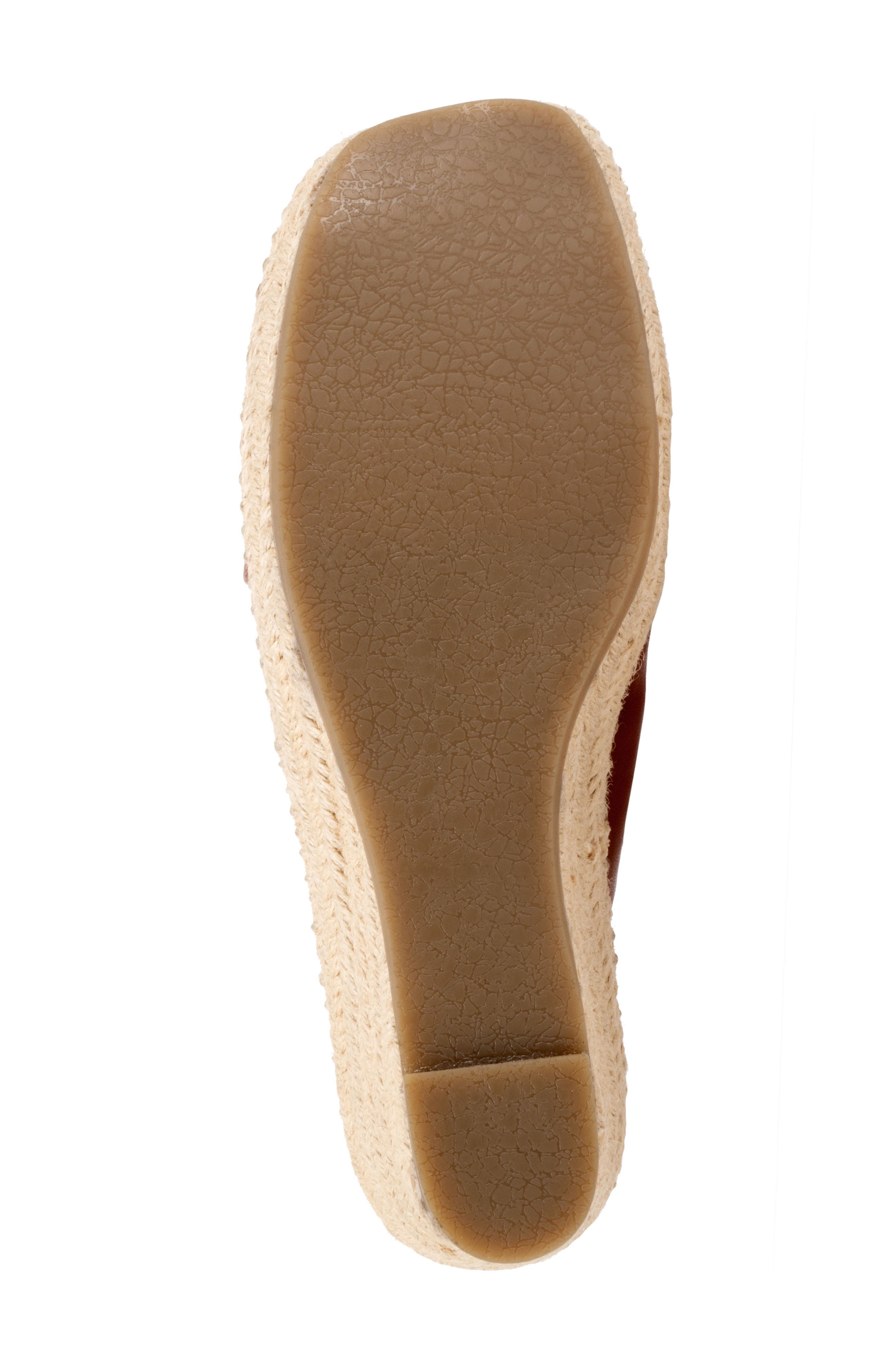 SoftWalk<sup>®</sup> Hastings Espadrille Platform Wedge Slide Sandal, Alternate, color, Cognac