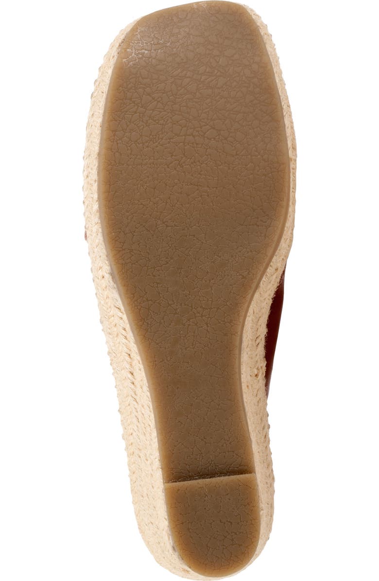 SoftWalk<sup>®</sup> Hastings Espadrille Platform Wedge Slide Sandal, Alternate, color, Cognac