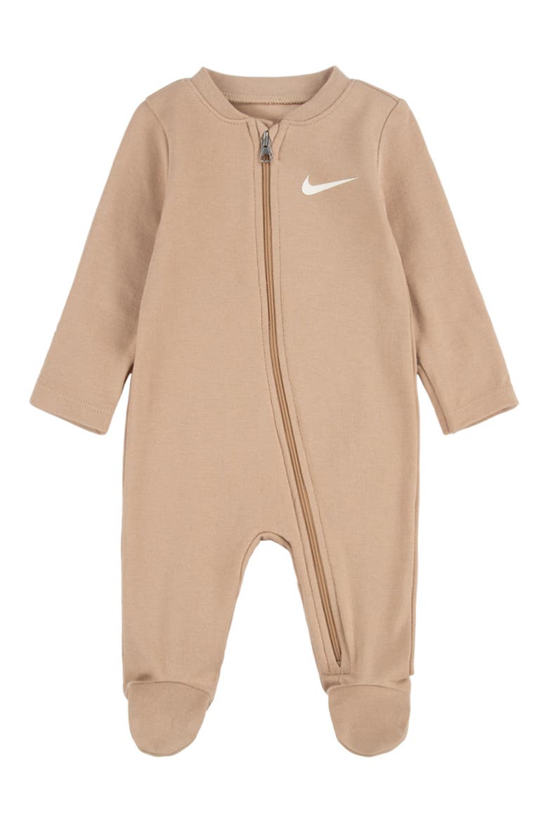 Essentials French Terry Footie, Main, color, HEMP
