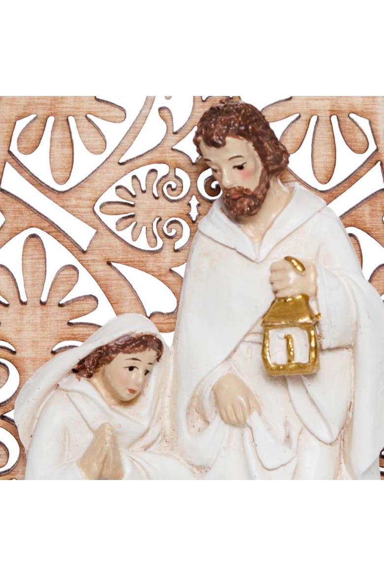 Small Holy Family Nativity Figurine, Alternate, color, White