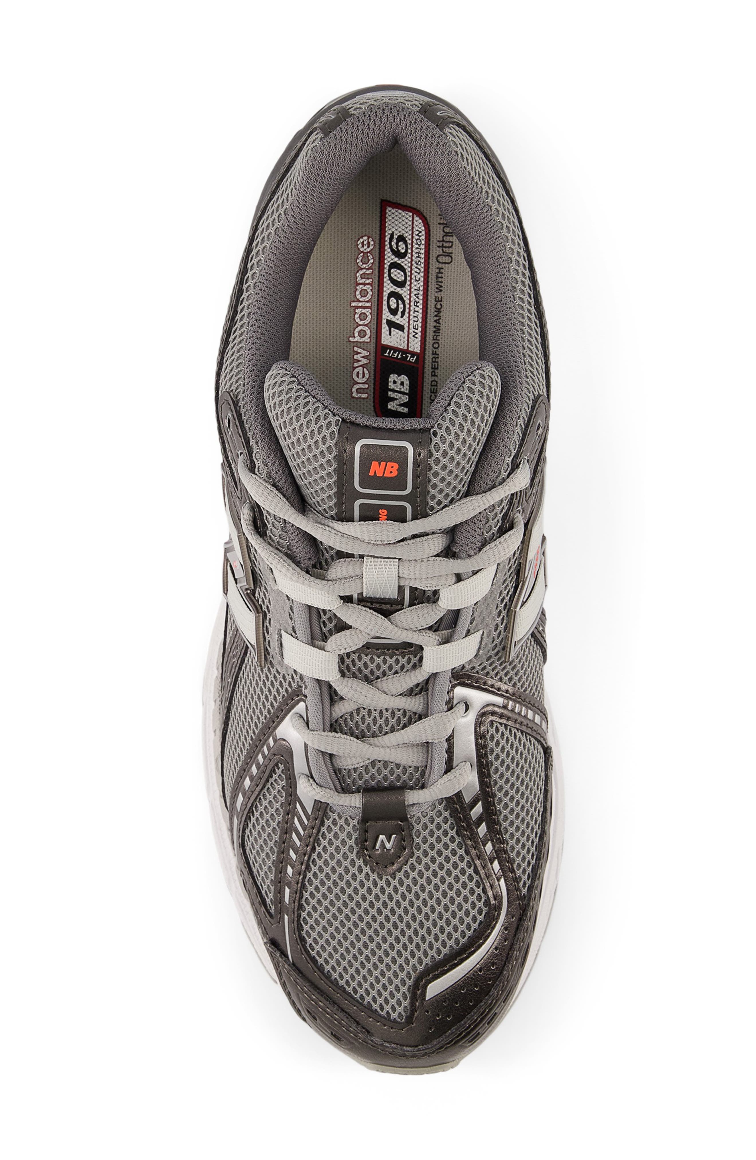 New Balance Gender Inclusive 1906R Running Shoe, Alternate, color, Black Metallic/ Urgent Red