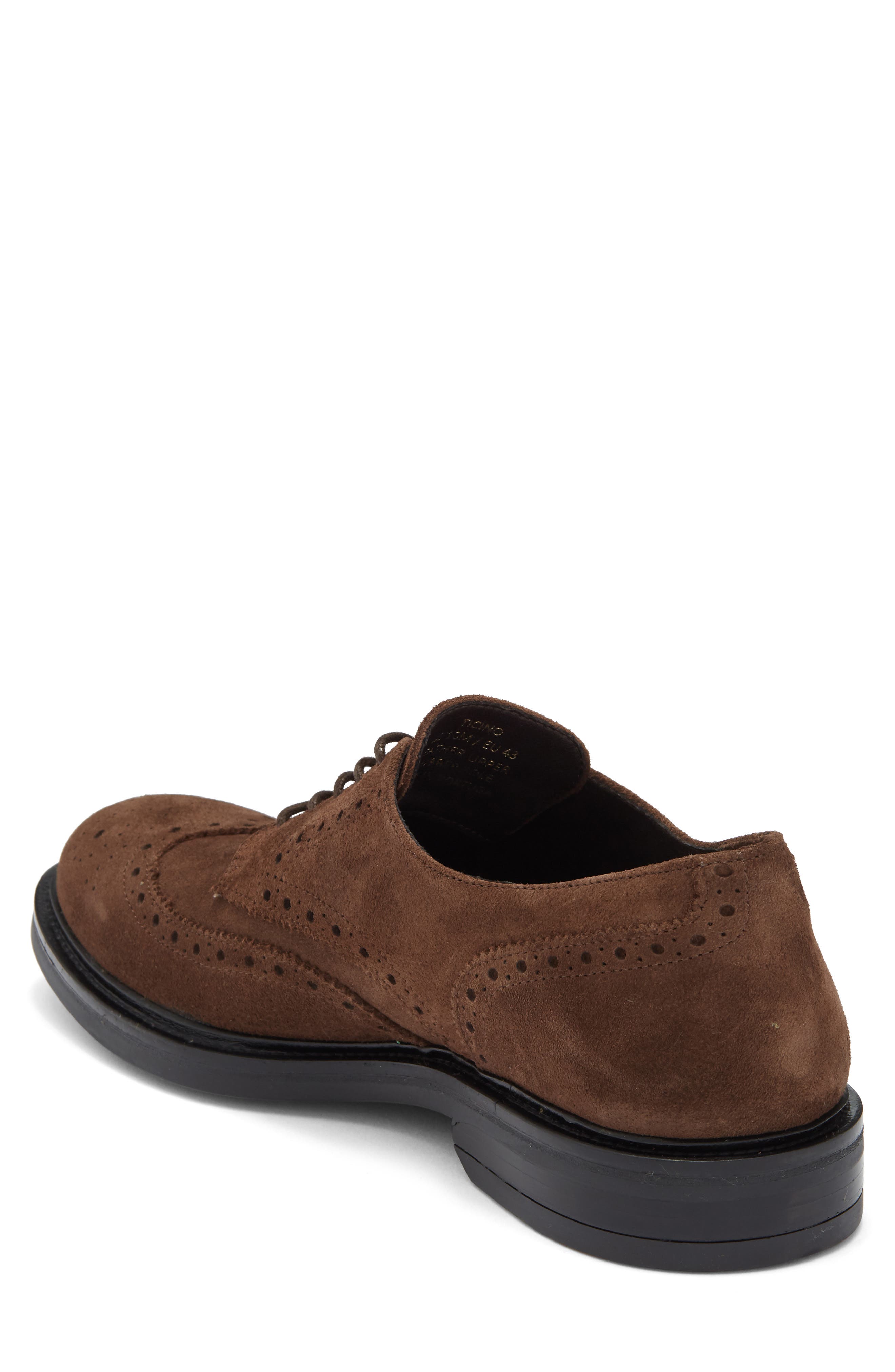Ticino Brogued Cap Toe Derby, Alternate, color, TAUPE SUEDE