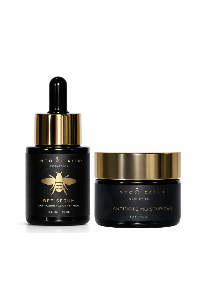 Bee Serum + Antidote Moisturizer |  Boost Blood Circulation | Reduce Acne with Purified Bee Venom & Royal Epigen P5 &  Fine Line Smoothing in a Hydrating Daily Moisturizer, Main, color, None