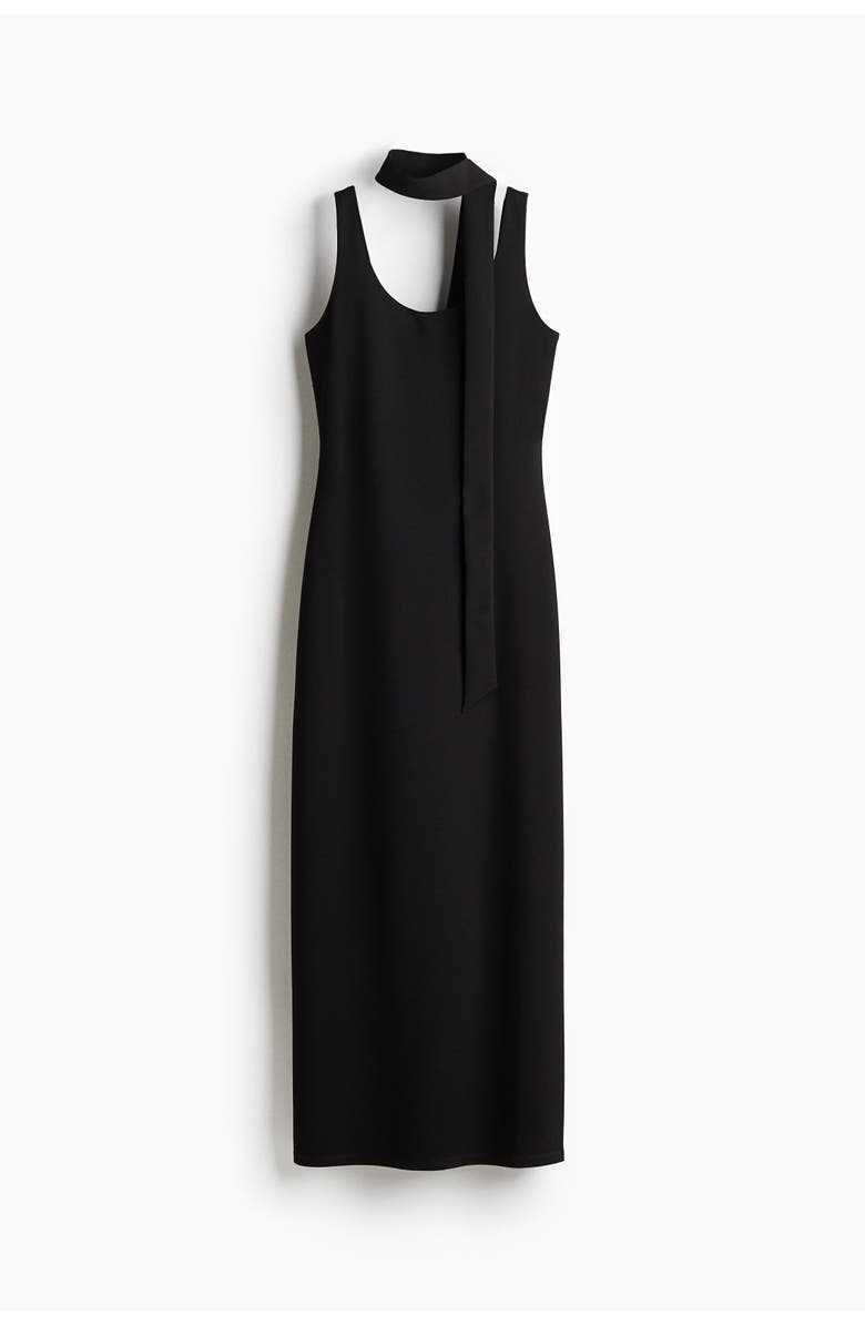 H&M Bodycon Dress With Scarf, Main, color, 