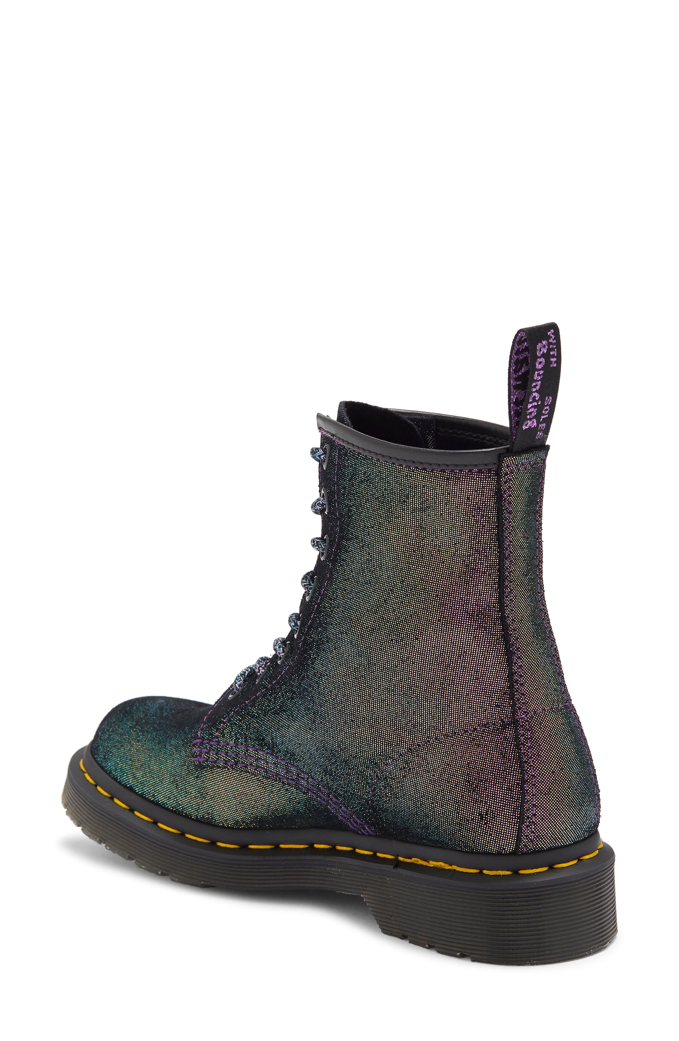 Dr. Martens 1460 Disco Combat Boot, Alternate, color, 