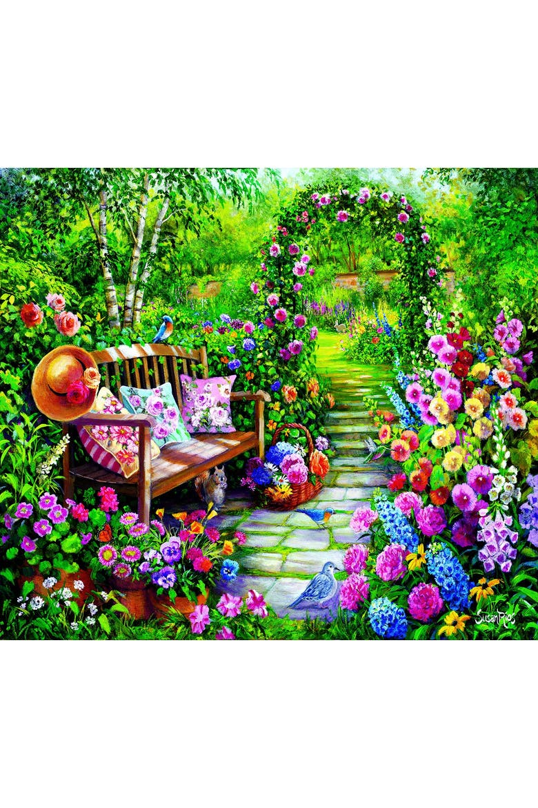 Kim's Garden 1000 piece Jigsaw Puzzle for Adults, Alternate, color, Multicolor