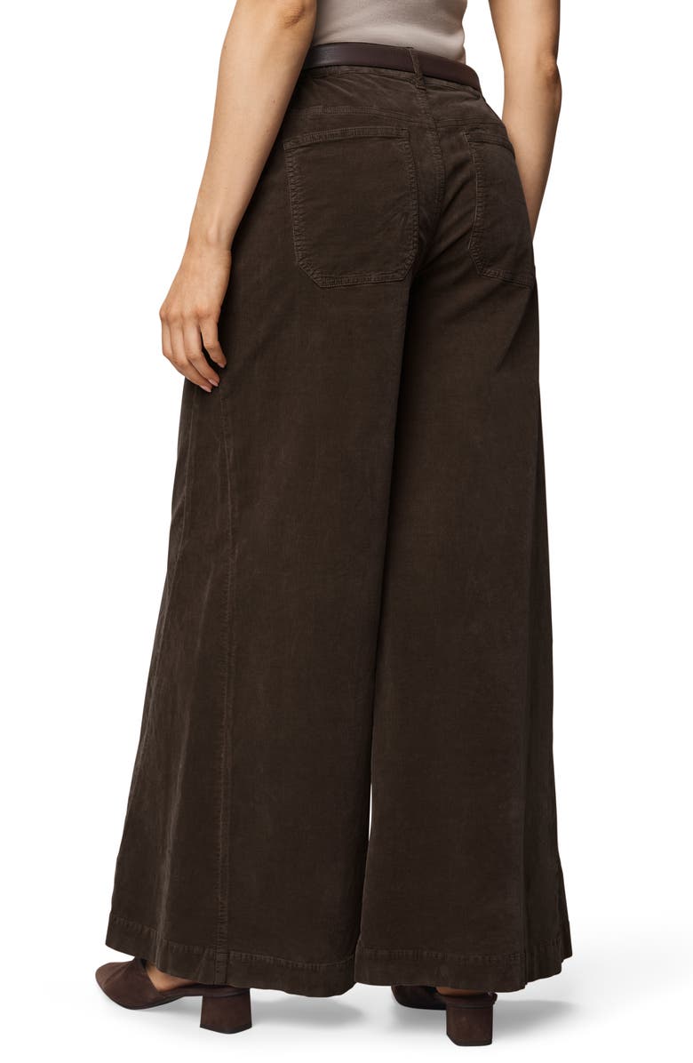 Splendid Monroe Wide Leg Corduroy Pants, Alternate, color, Soft Chocolate Brown