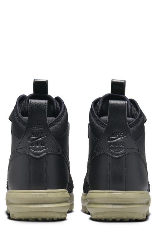 Nike Lunar Force 1 Lace-up Boot In Black