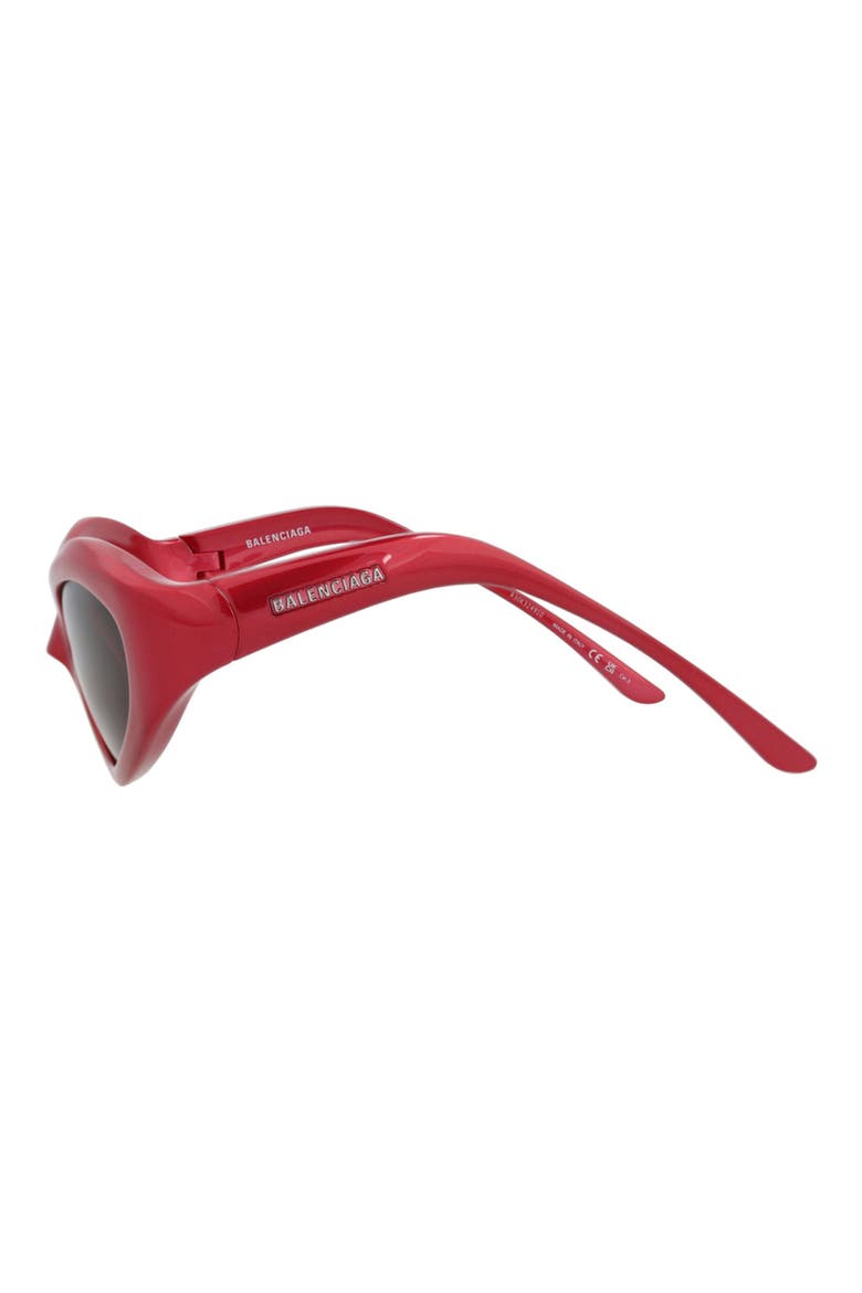 60mm Square Sunglasses, Alternate, color, FUCHSIA FUCHSIA GREY