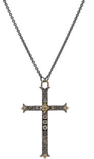 Armenta Large Cross Pendant Necklace