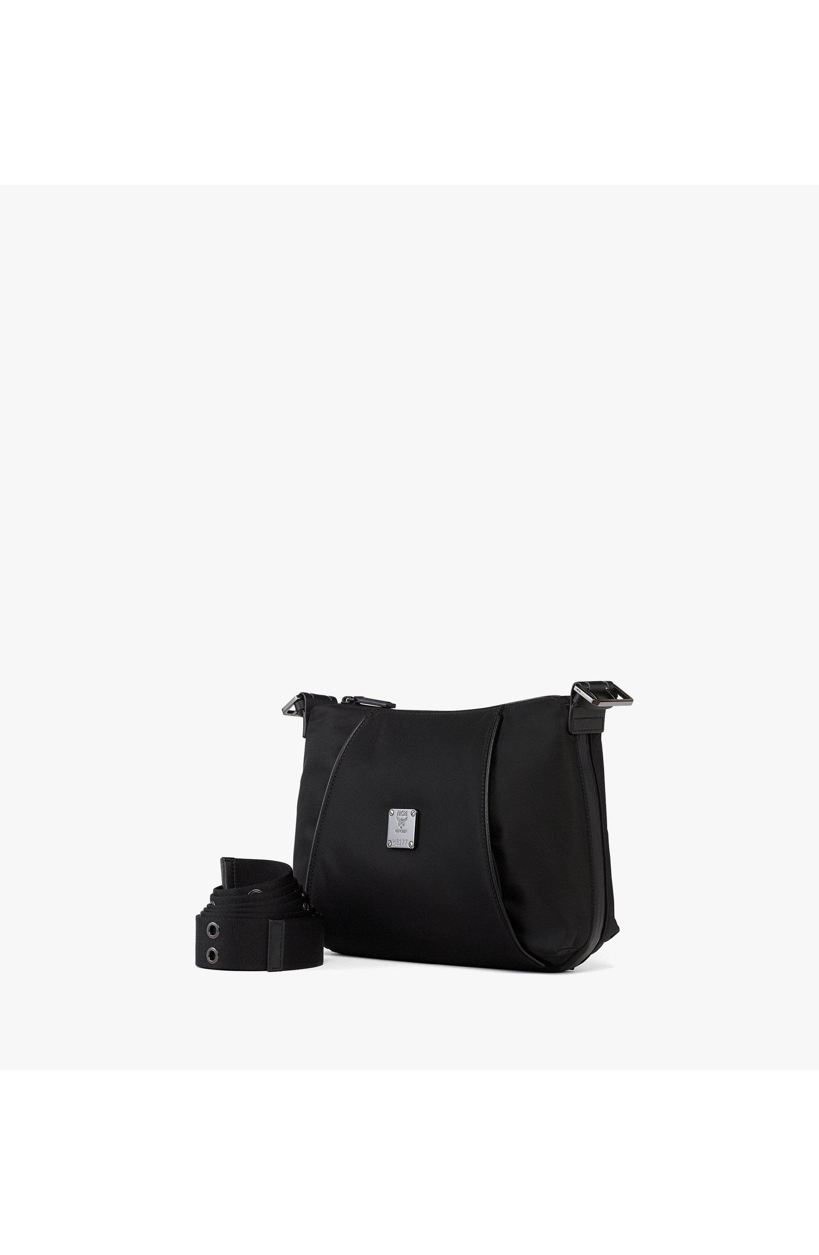 Small Aren Nova Crossbody in Monogram ECONYL®, Alternate, color, Black