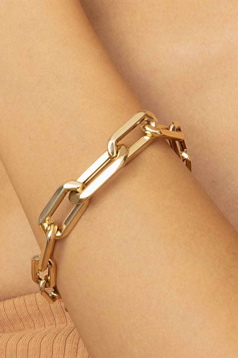 14K Yellow Gold Aurum Link Bracelet, Alternate, color, Yellow Gold