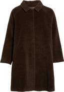 Eileen Fisher Classic Collar Wool & Alpaca Blend Coat