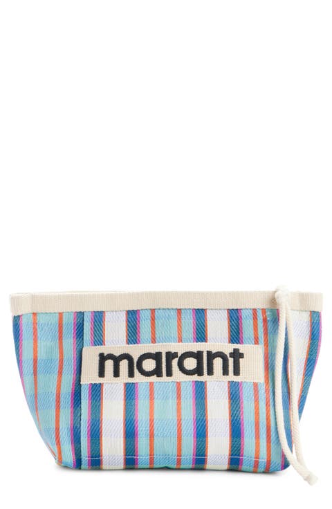 Powden Stripe Nylon Pouch